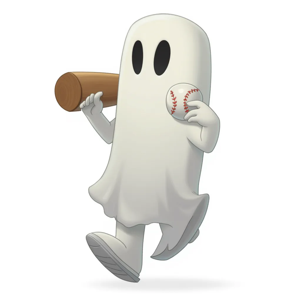 The ghost of a little kid that was on his way to a baseball game, he still holds his bat and ball. Wanna play?