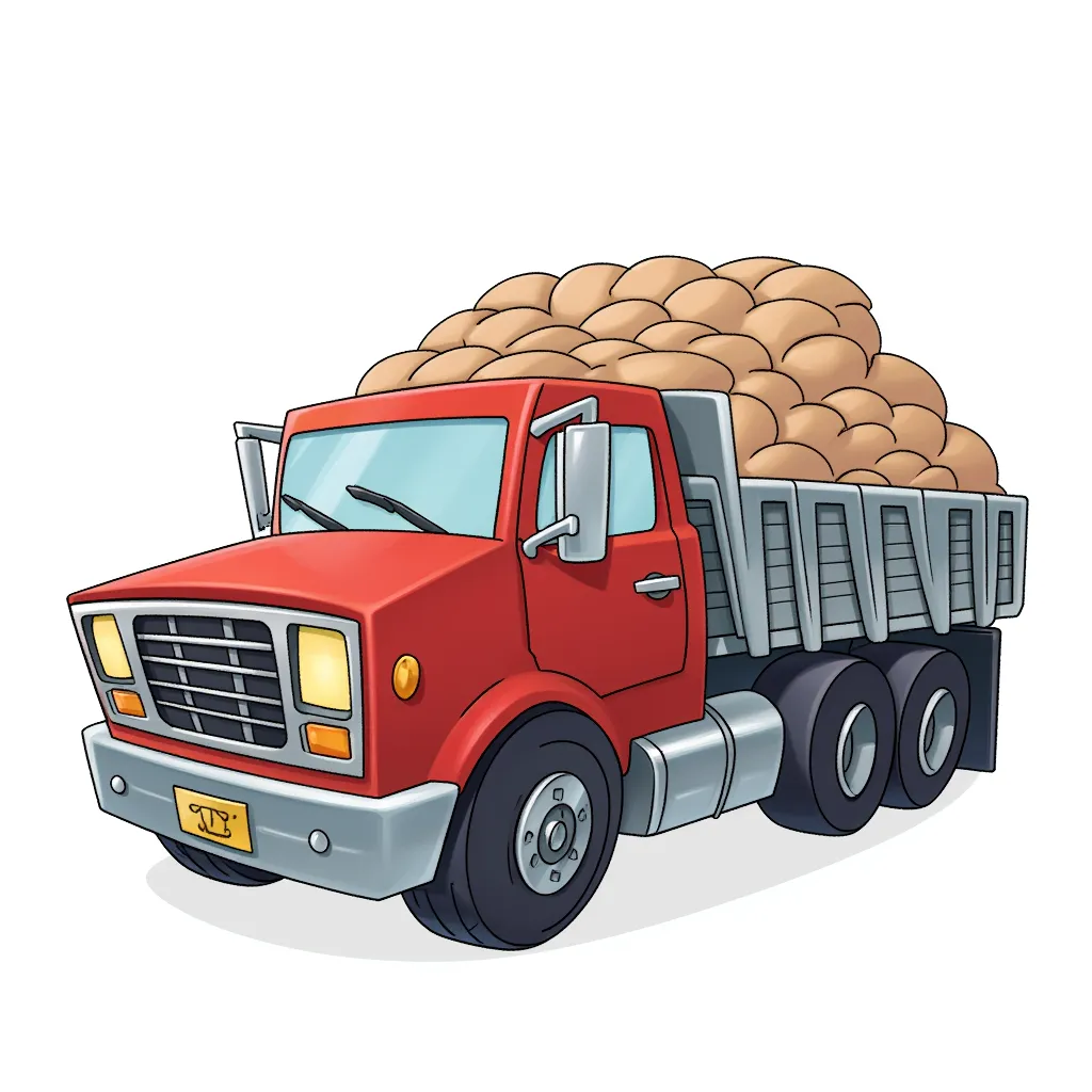 a truck with trucknuts