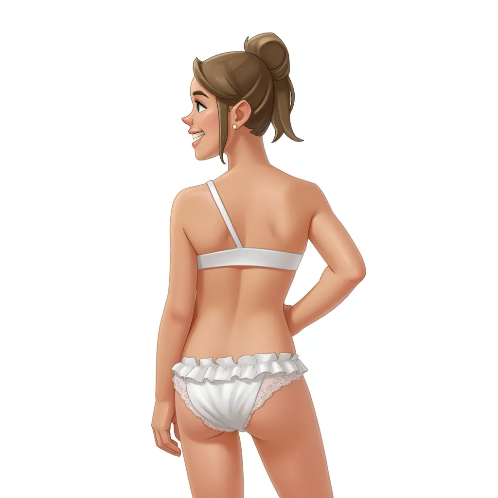 girl in her underwear