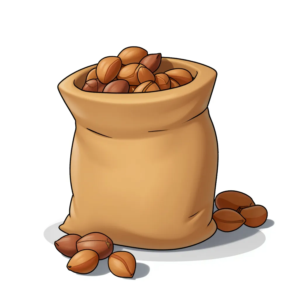 a sack of nuts