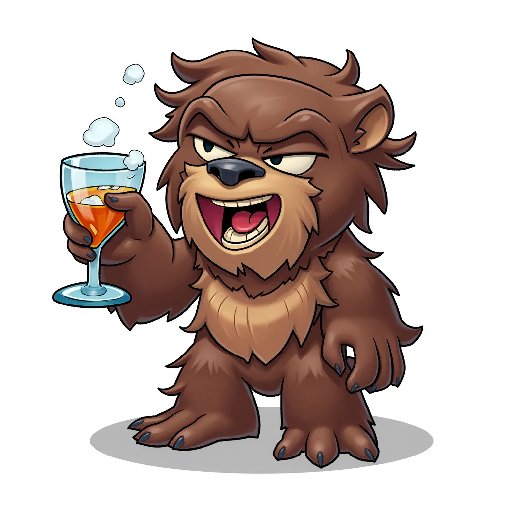 a drunk ewok