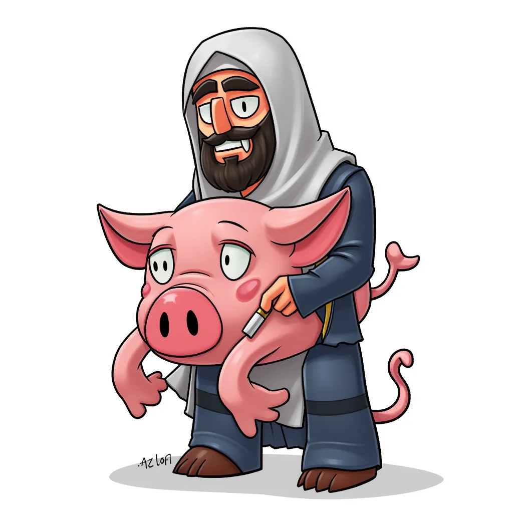 muslim fucking a pig