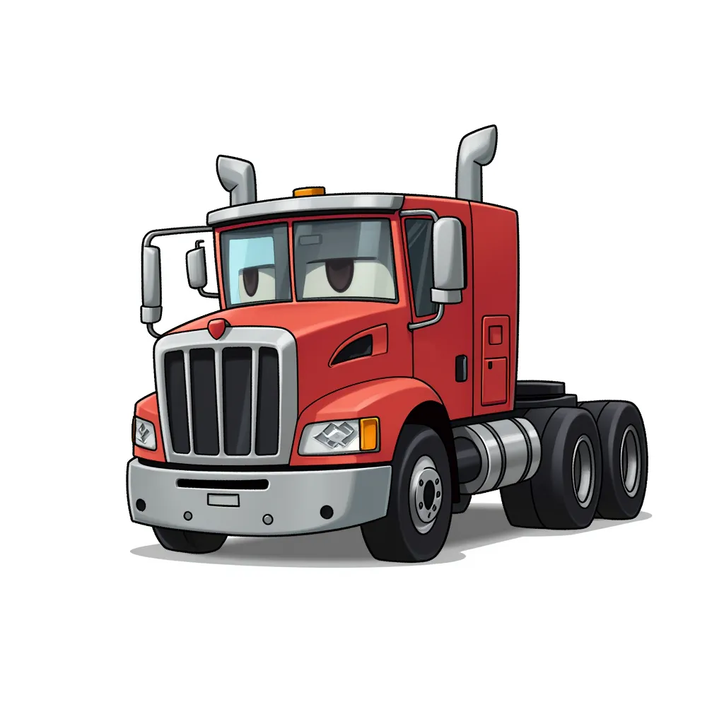 a truck with trucknuts